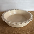 Deep Dish Pie Plate- Drift White Second