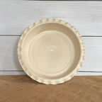 Deep Dish Pie Plate- Drift White Second