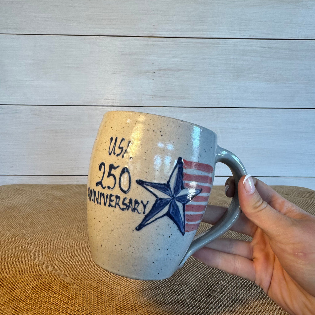 Cafe Mug- 250th Anniversary Star Pattern