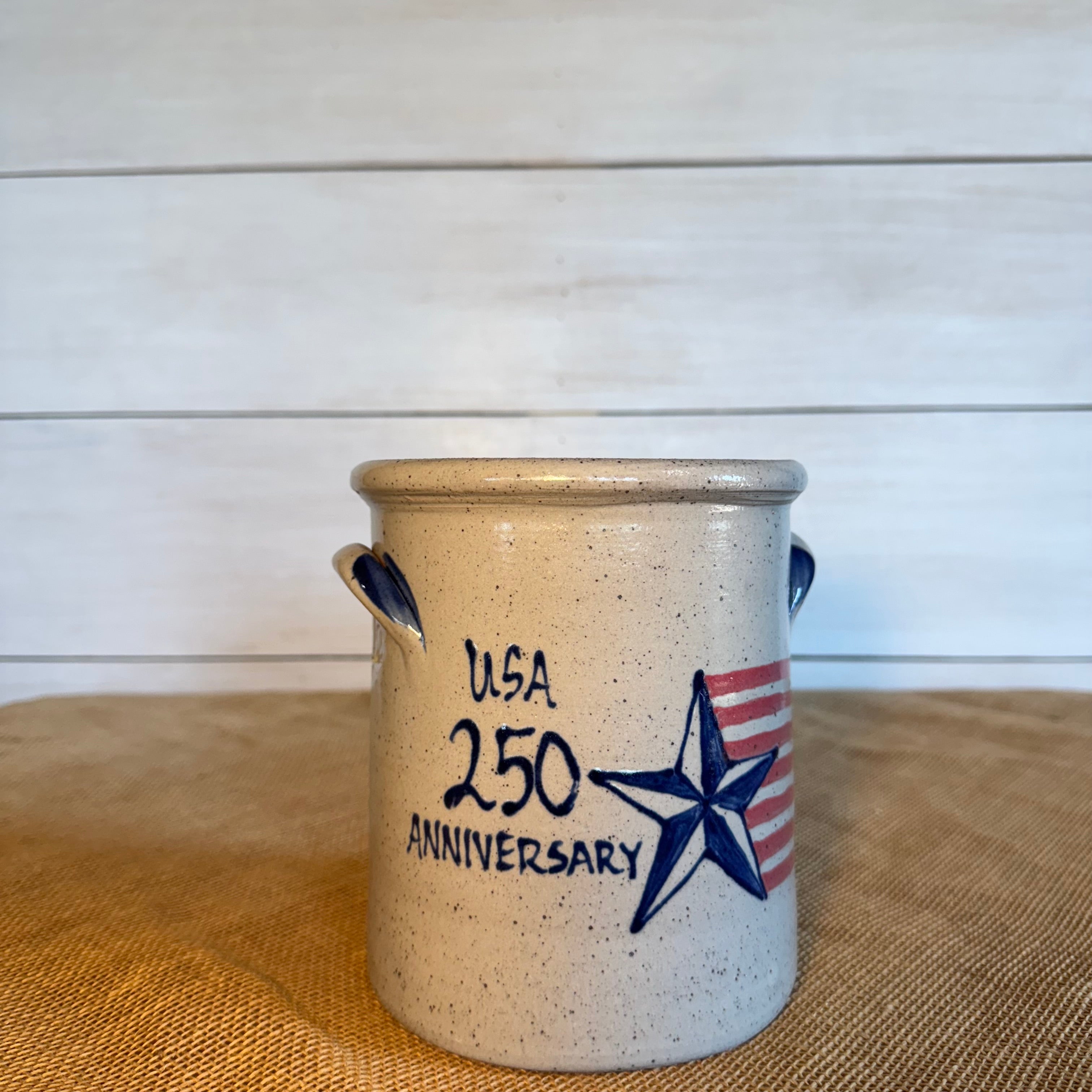 1/2 Gallon Crock - 250th Anniversary Star Pattern