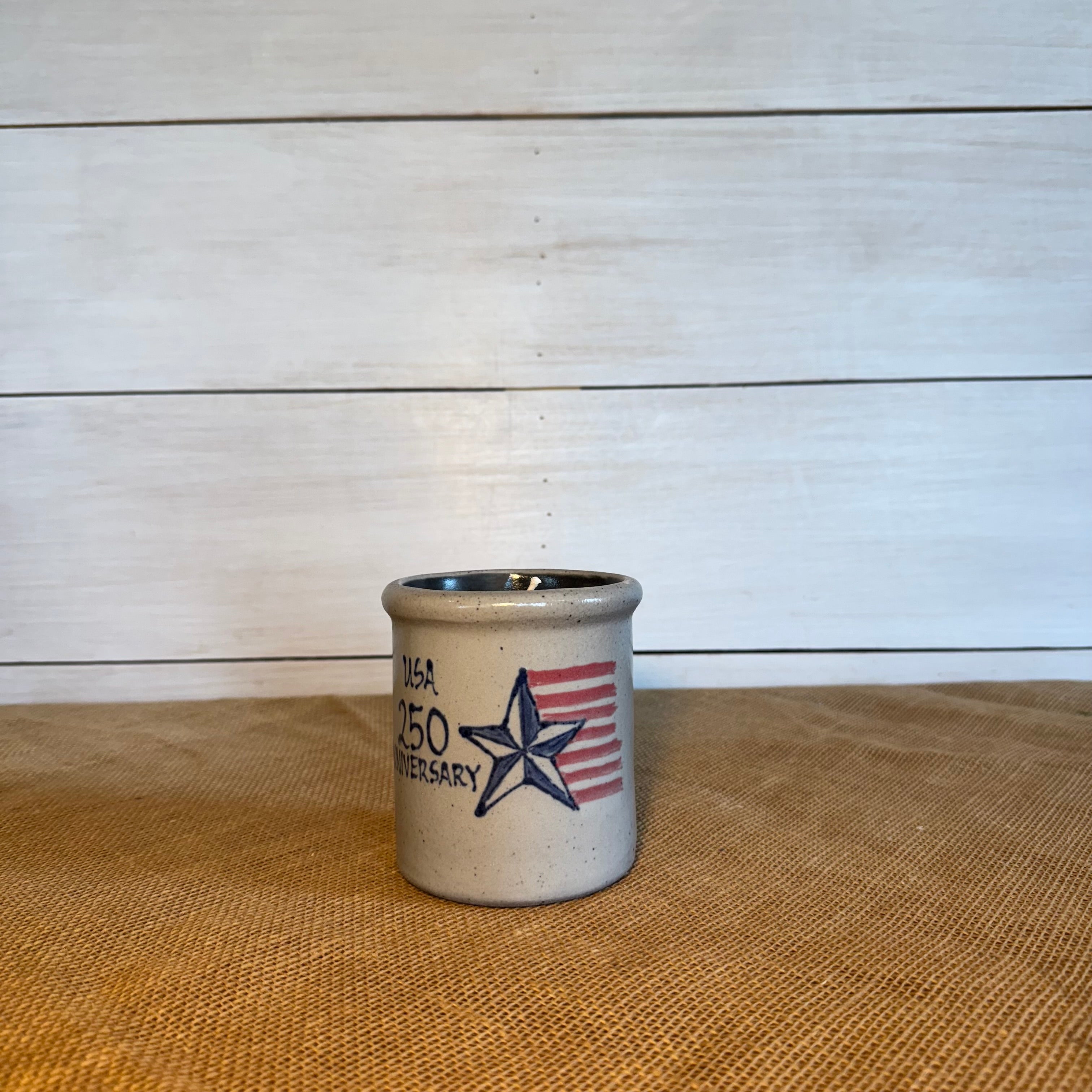 Candle Crock- 250th Anniversary Star Pattern