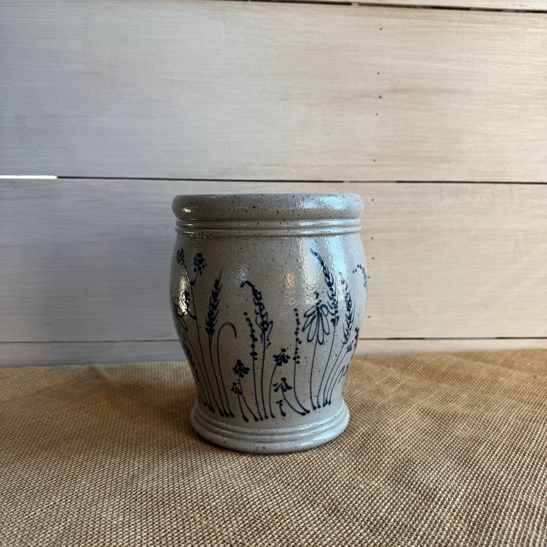 Large Utensil Jar- Wildflower