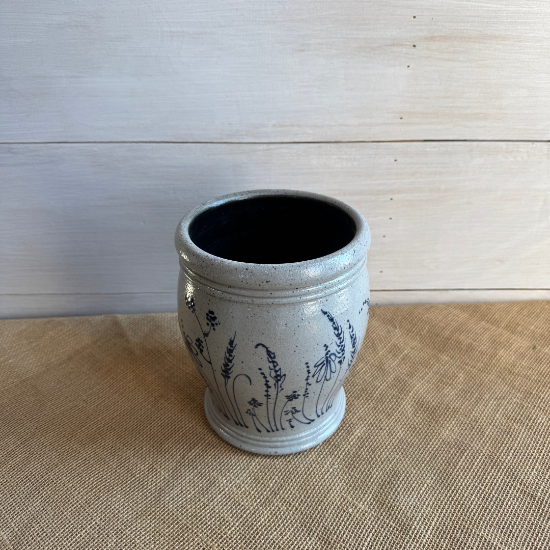 Large Utensil Jar- Wildflower