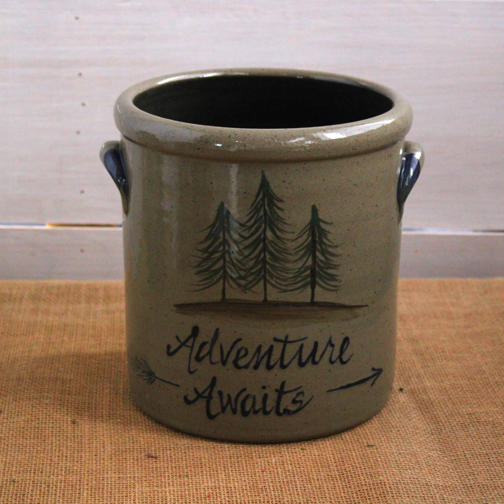 1 Gallon Crock- Adventure Awaits