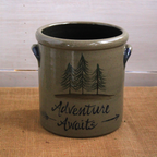 1 Gallon Crock- Adventure Awaits