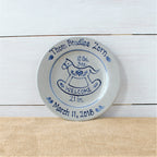 11" Birth Plate- Personalized (Choose A Pattern)