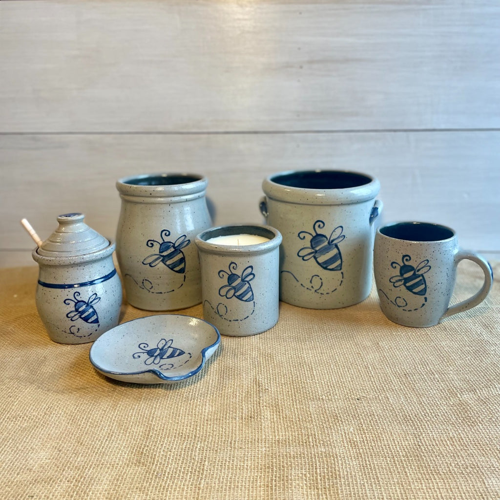 Rowe Pottery hand thrown bumble bee collection