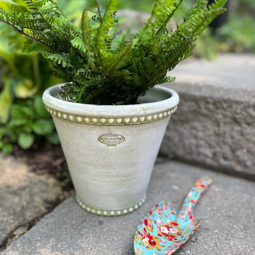 Beaded Long Tom Garden Pot #4 (4 Colors)