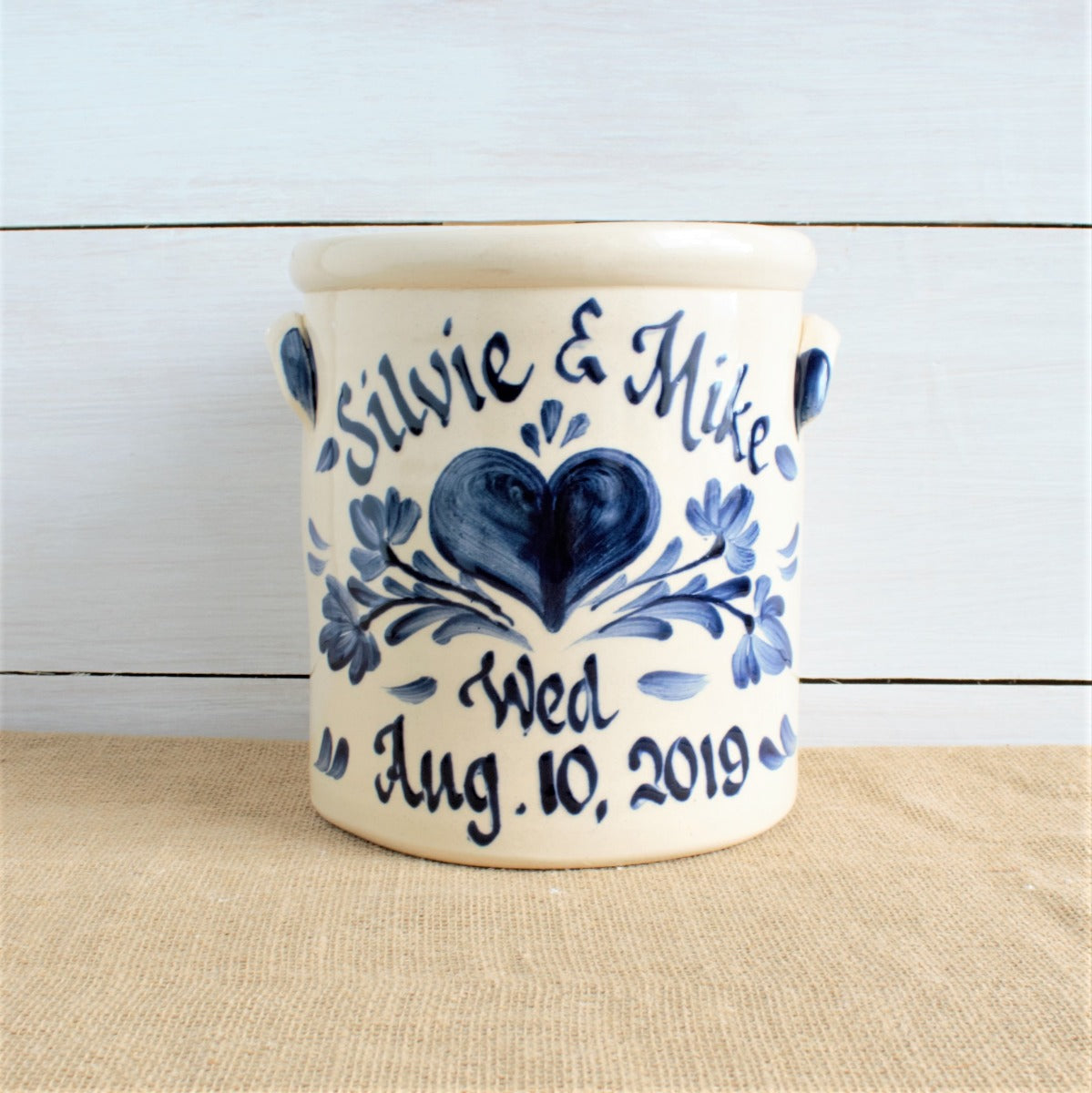 Modern Stoneware 1 Gallon - Personalized (Multiple Patterns Available)