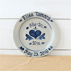 11" Plate- Personalized (Choose Your Pattern)