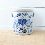 1 Gallon Crock - Personalized (Choose Your Pattern)