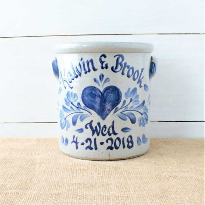 1 Gallon Crock - Personalized (Choose Your Pattern)