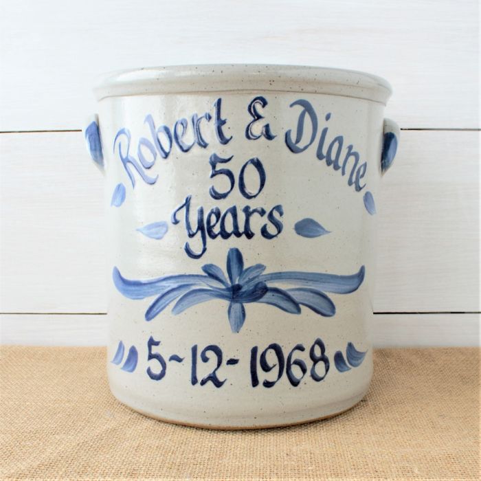 2 Gallon Crock- Personalized (Choose Your Pattern)