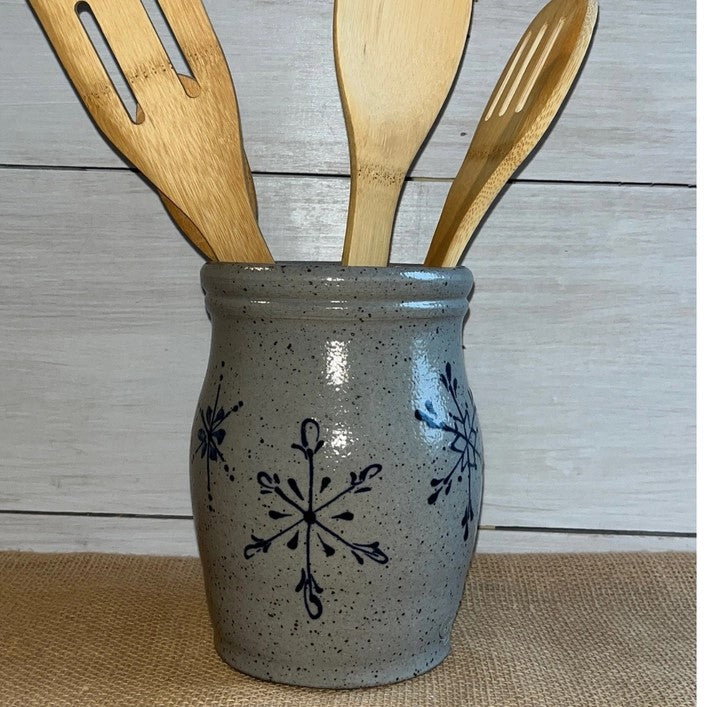 Utensil Jar- Snowflake