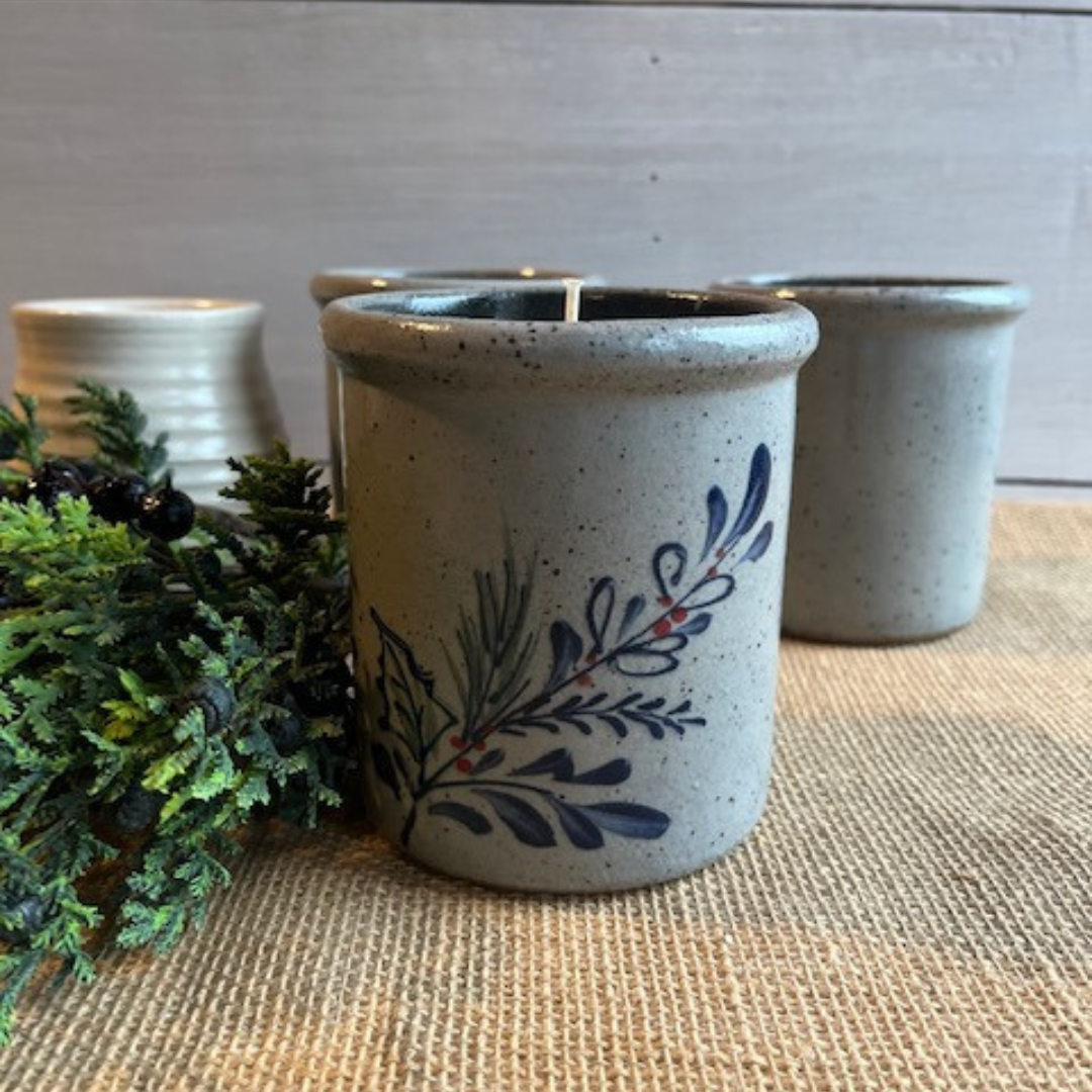 Candle Crock- Holly Pine