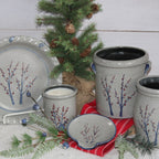 Utensil Jar- Winterberry