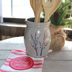 Utensil Jar- Winterberry